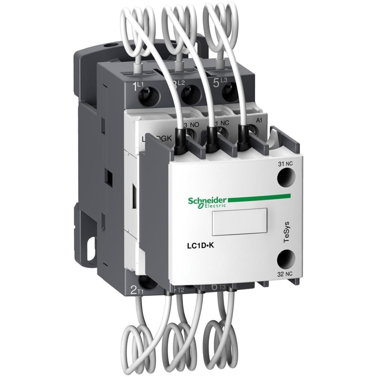 Schneider Electric LC1DGKM7 TeSys D Kompanz. Kontaktör 16.7kVAR 220V