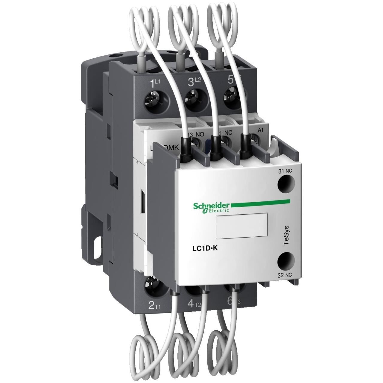 Schneider Electric LC1DMKM7 TeSys D Kompanz. Kontaktör 25kVAR 220VAC