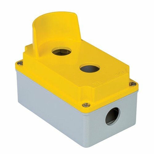 Mete Enerji 402615-80X130X60 İkili Korumalı  Alüminyum Buton Kutusu