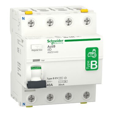 Schneider Electric A9Z51440 Acti9 İıd - Kaçak Akım Devre Kesici - 4P - 40A - 30Ma - B Ev Tipi