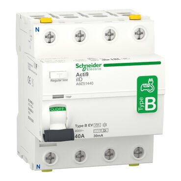 Schneider Electric A9Z51440 Acti9 İıd - Kaçak Akım Devre Kesici - 4P - 40A - 30Ma - B Ev Tipi
