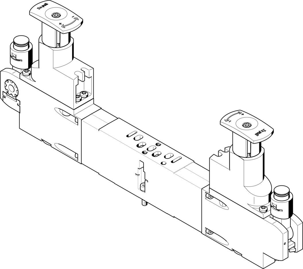 Festo 543542 VABF-S3-2-R5C2-C-10 Regülatör plakası