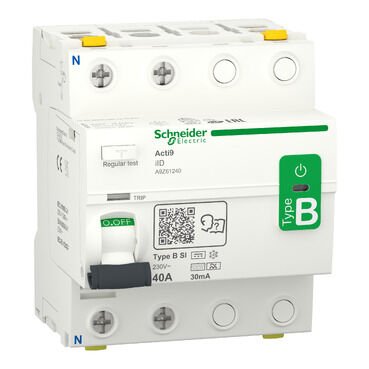 Schneider Electric A9Z61240 Acti9 İıd - Residual Akım Devre Kesici  -2P - 40A - 30Ma - B-Sı Type