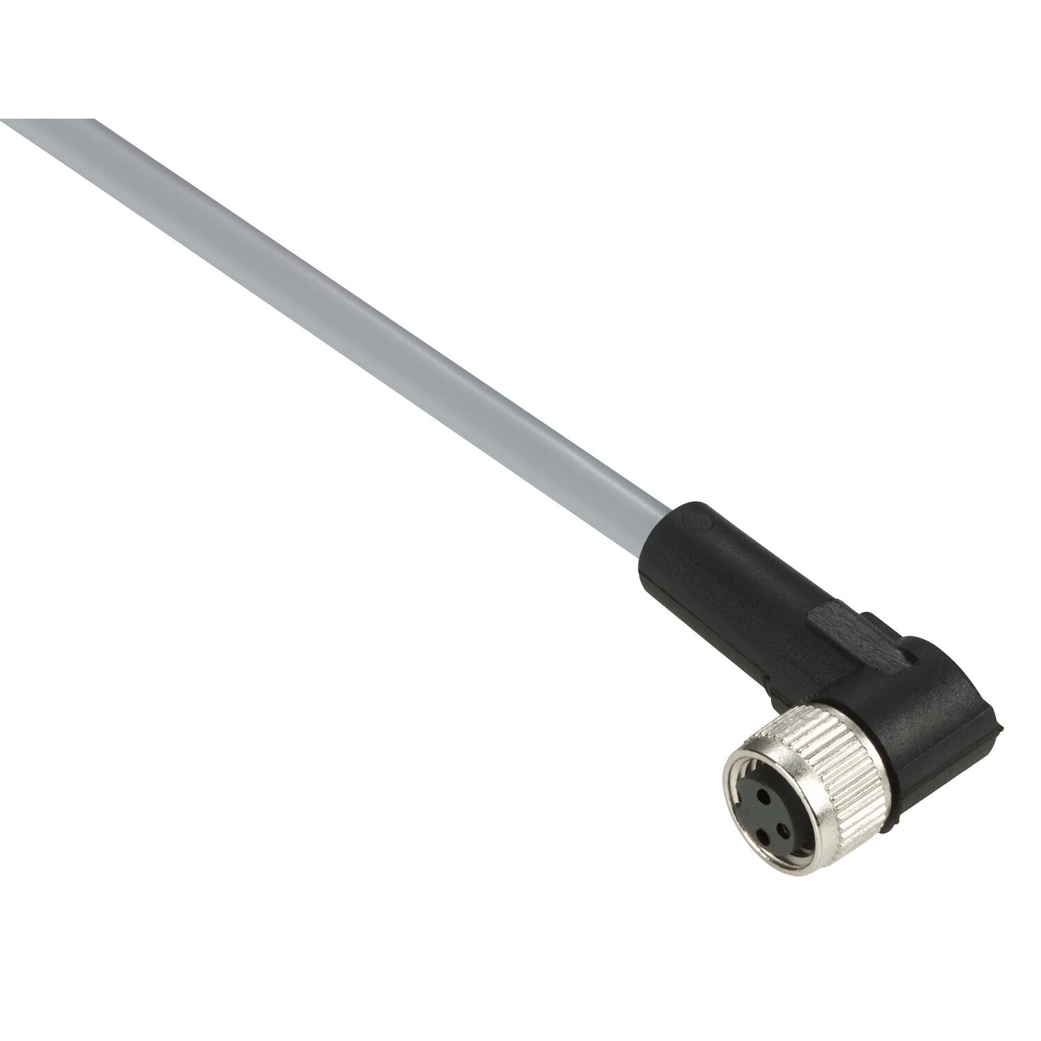 Telemecanique Sensors XZCPV0666L2 Hazır Kablolu Konnektörler Xz - Dirsekli Dişi - M8 - 3 Pim - Kablo Pvc 2M