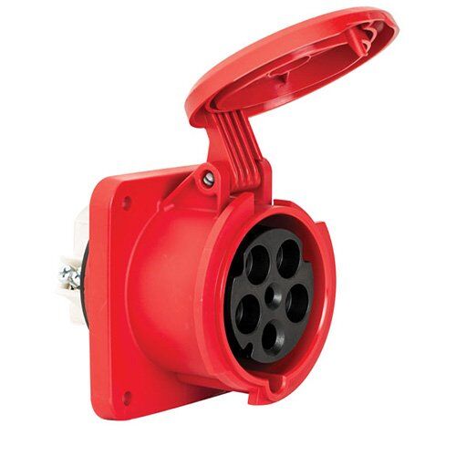 Mete Enerji 406534 5X63A IP44 Düz Makina Prizi