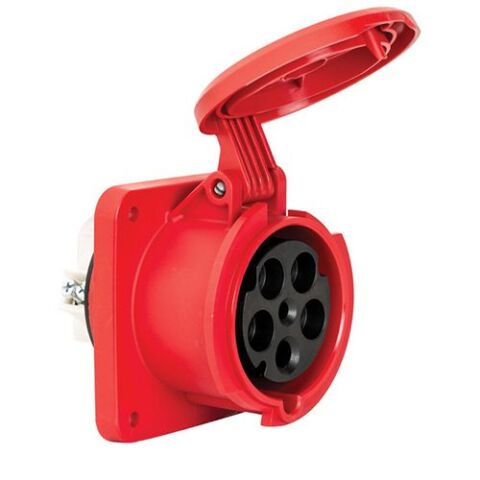 Mete Enerji 406534 5X63A IP44 Düz Makina Prizi