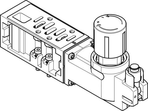 Festo 555758 VABF-S1-2-R1C2-C-10 Regülatör plakası