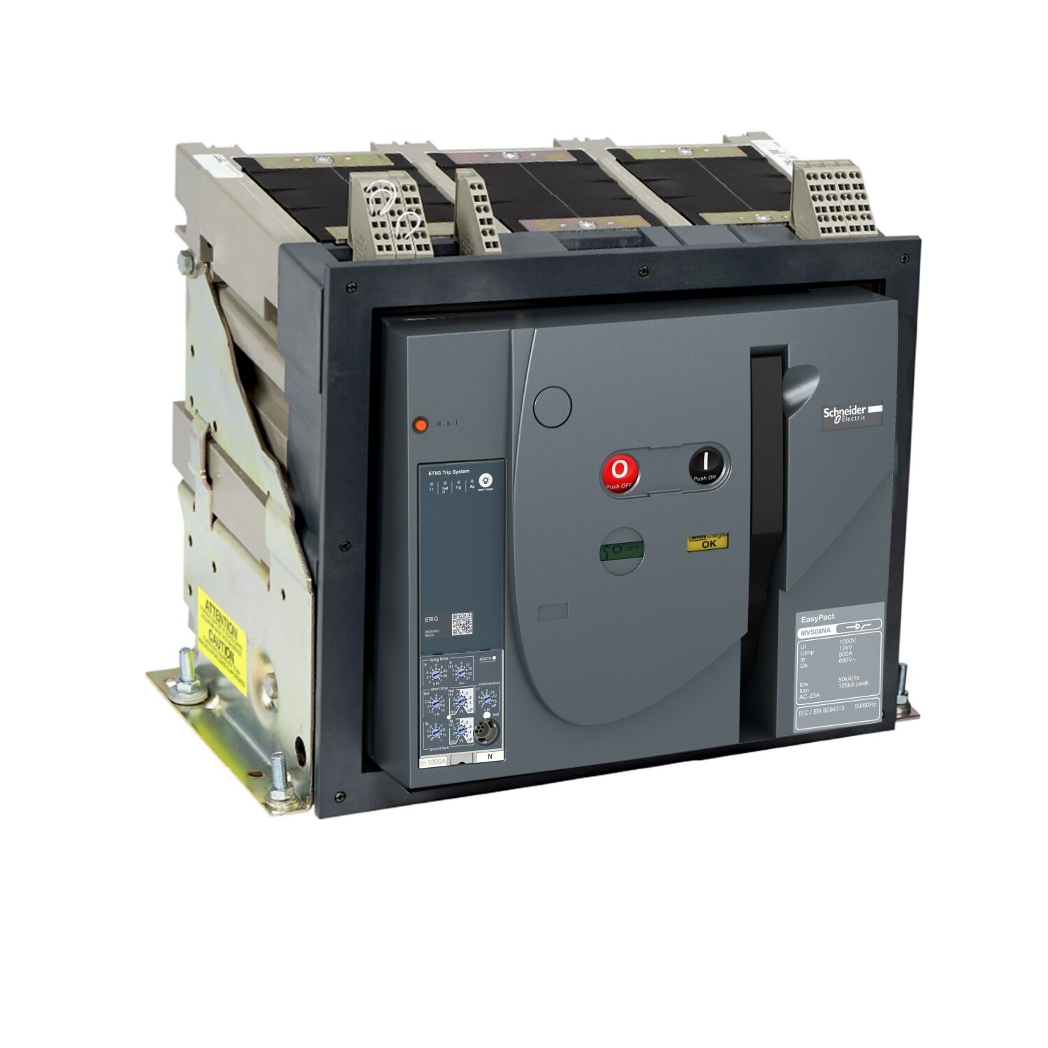 Schneider Electric MVS12H3MF5L Mvs Sabit Manuel Devre Kesici 1200A 3P Et5