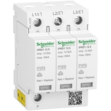 Schneider Electric A9L16382 Acti9 İprd1 12.5R 3P 350V Spd