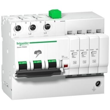 Schneider Electric A9L16293 İquick Prd40R Modüler Parafudr - 3 Kutup - 350V - Uzaktan Aktarımlı