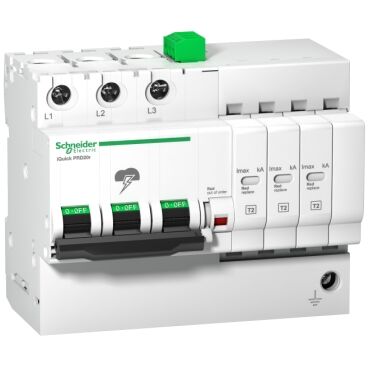 Schneider Electric A9L16293 İquick Prd40R Modüler Parafudr - 3 Kutup - 350V - Uzaktan Aktarımlı