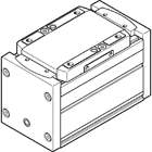 Festo 8062825 ELFC-KF-80-200 Kılavuz ekseni