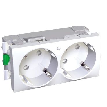 Schneider Electric Alb45253 Altira - 2 So - Panjurlu 2P+E - Yan Topraklamalı - Lamba - Beyaz