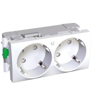 Schneider Electric Alb45253 Altira - 2 So - Panjurlu 2P+E - Yan Topraklamalı - Lamba - Beyaz