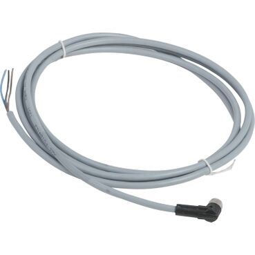 Telemecanique Sensors XZCPV1041L2 Hazır Kablolu Konnektörler Xz - Dirsekli Dişi - M8 - 4 Pim - Kablo Pvc 2M