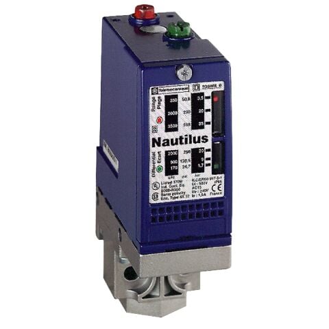 Telemecanique Sensors XMLB035A2S11 Basınç Anahtarı Xmlb 35 Bar - Ayarlanabilir Skala 2 Eşik - 1 K/A