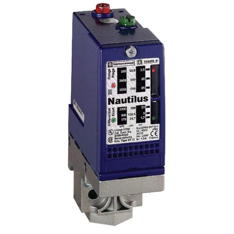 Telemecanique Sensors XMLB035A2S11 Basınç Anahtarı Xmlb 35 Bar - Ayarlanabilir Skala 2 Eşik - 1 K/A