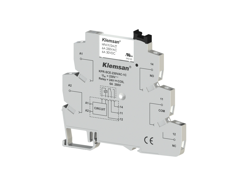 Klemsan 270850-KPR-SCE-230VAC/DC-1C PLC Röle