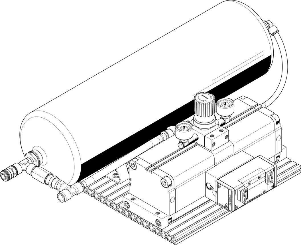 Festo 552936 DPA-100-10-CRVZS20 basınç yükselticisi