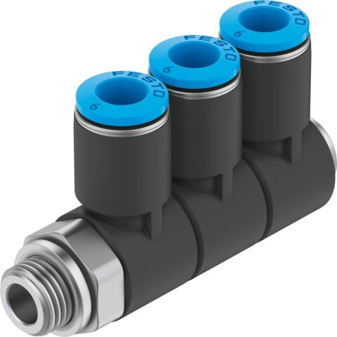 Festo 153222 QSLV3-1/8-6 Çoklu dağıtıcı
