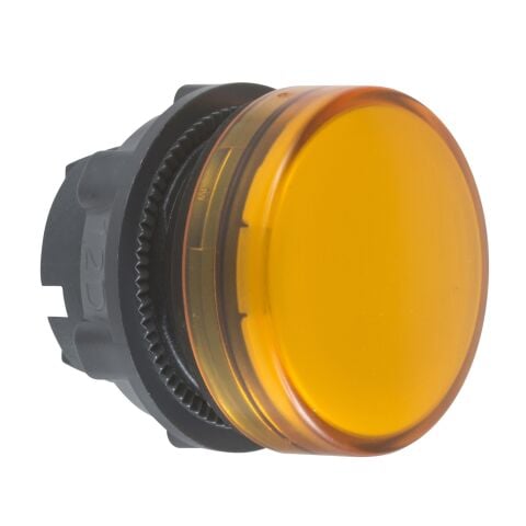 Schneider Electric ZB5AV05 Ba9S Ampul İçin Turuncu Pilot Işığı Başlığı Ø22 Düz Lens