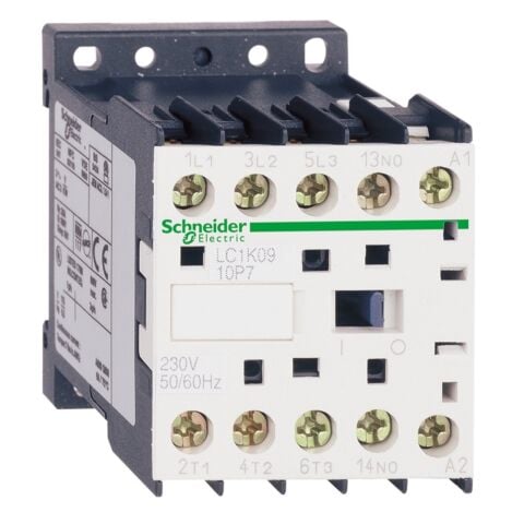 Schneider Electric LC1K0601M7 TeSys K Kontaktör 3P 6A AC3 220VAC 1NK