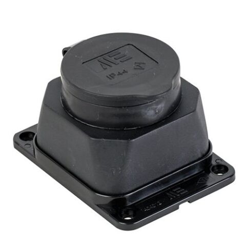 Mete Enerji404012-1X16A Kauçuk Duvar Priz