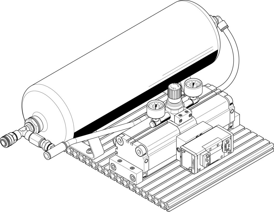 Festo 552932 DPA-63-10-CRVZS10 basınç yükselticisi