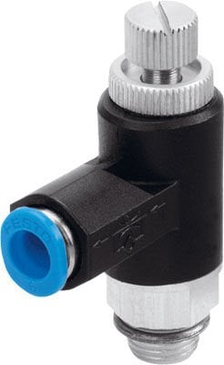 Festo 162968 GRLA-1/4-QS-8-RS-B tek yönlü akış kontrol valfleri