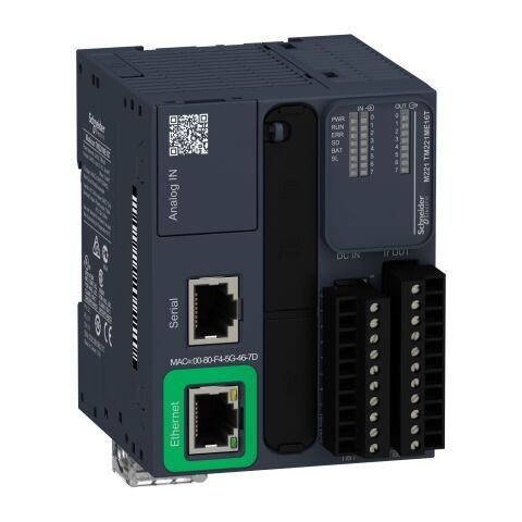 Schneider Electric TM221ME16T Kontrolör M221-16 Gç Transistör Pnp Ethernet