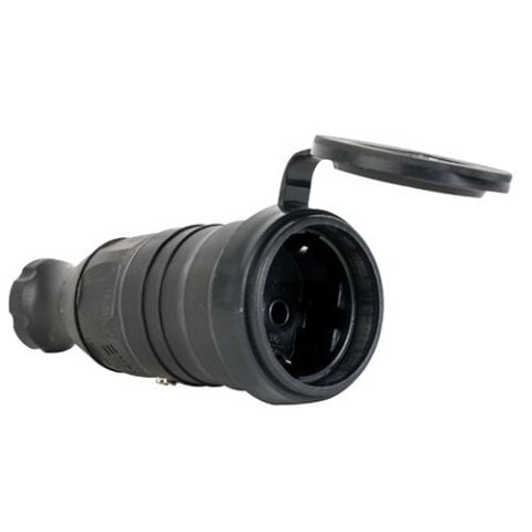 Mete Enerji 404010-1X16A Kauçuk Uzatma Prizi