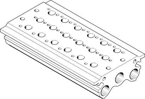 Festo 15865 PRS-1/4-6-B Manifold blok