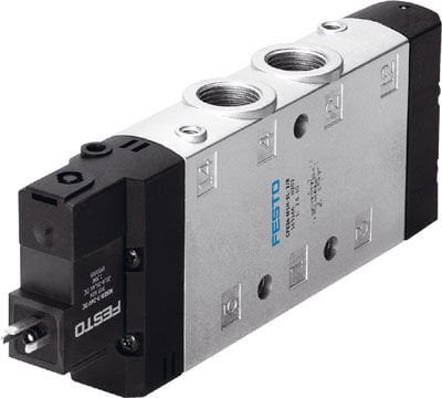 Festo 163166 Cpe24-M1H-5L-3/8 Solenoid Valve