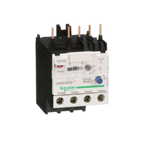 Schneider Electric LR2K0312 TeSys K Termik Röle 3.7-5.5A Class 10A