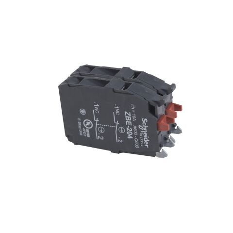 Schneider Electric ZBE204 Başlık Ø22 İçin Çift Kontak Bloğu 2Nk Vida Kelepçesi Terminali