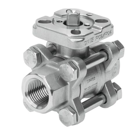 Festo 1686636 VZBA-1/2''-GG-63-T-22-F0304-V4V4T Küresel vana