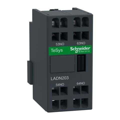Schneider Electric LADN203 Tesys D - Yardımcı Kontak Bloğu - 2 Na - Yaylı Terminaller