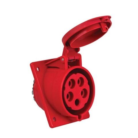 Mete Enerji 406521V-5X32A 3P+N+E Eğik Makina Prizi 380-415V IP44