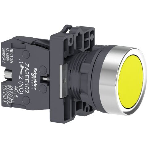 Schneider Electric XA2EA51 1 NA Sarı Yaylı Buton