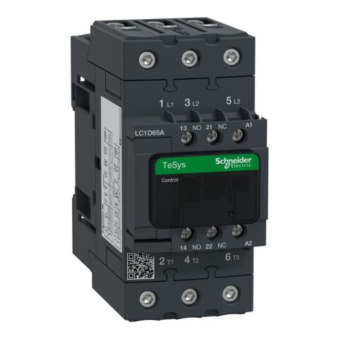 Schneider Electric LC1D65AB7 TeSys D Kontaktör 3P 65A AC3 24VAC