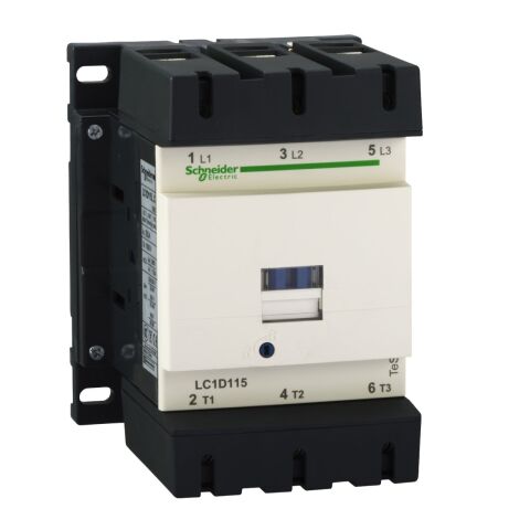 Schneider Electric LC1D115M7 TeSys D Kontaktör 3P 115A AC3 220VAC
