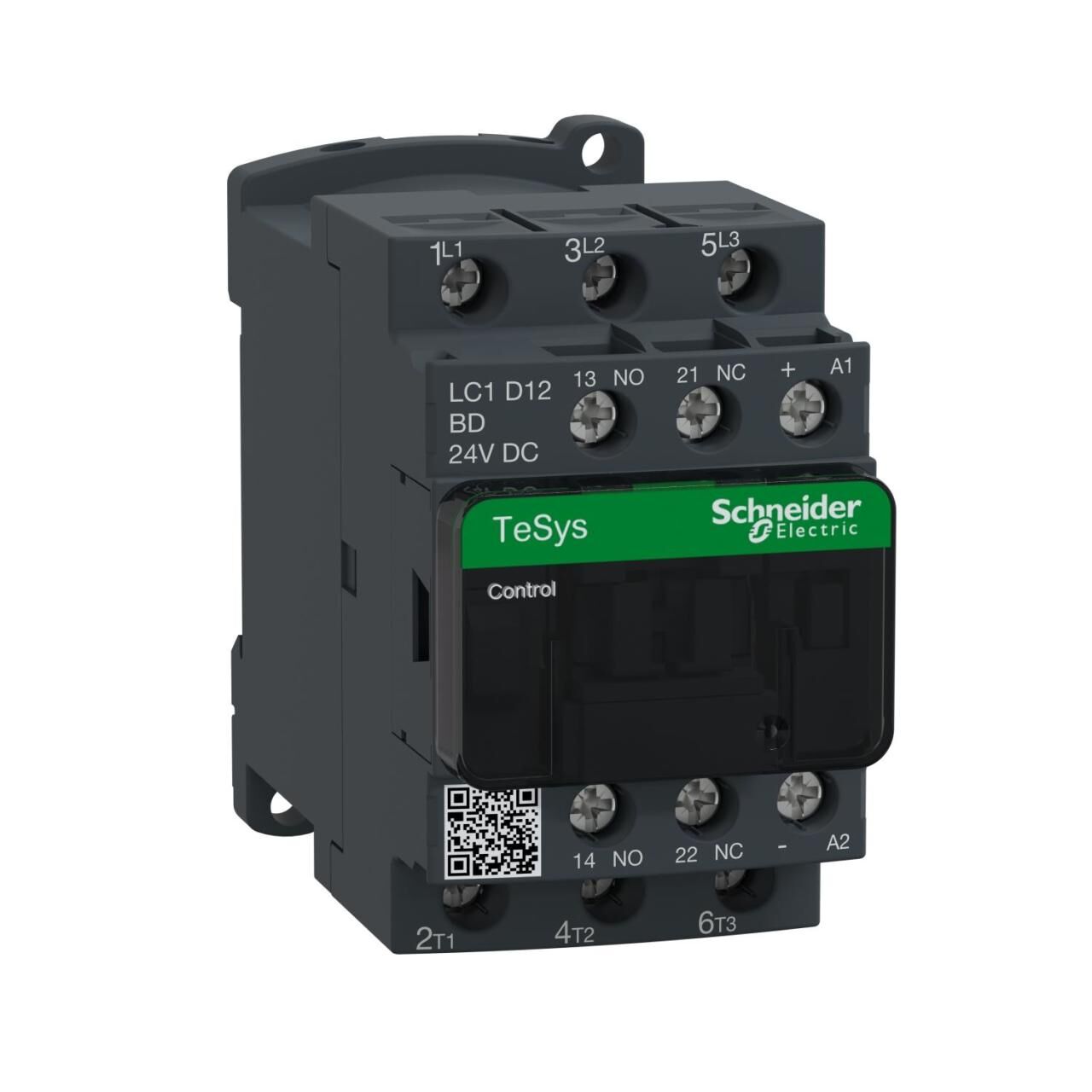 Schneider Electric LC1D12BD TeSys D Kontaktör 3P 12A AC3 24VDC