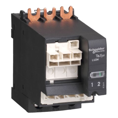 Schneider Electric LU2MB0BL Değiştirici Blok Lu2M - 32 A - 24 V Dc - Doğrudan Montaj