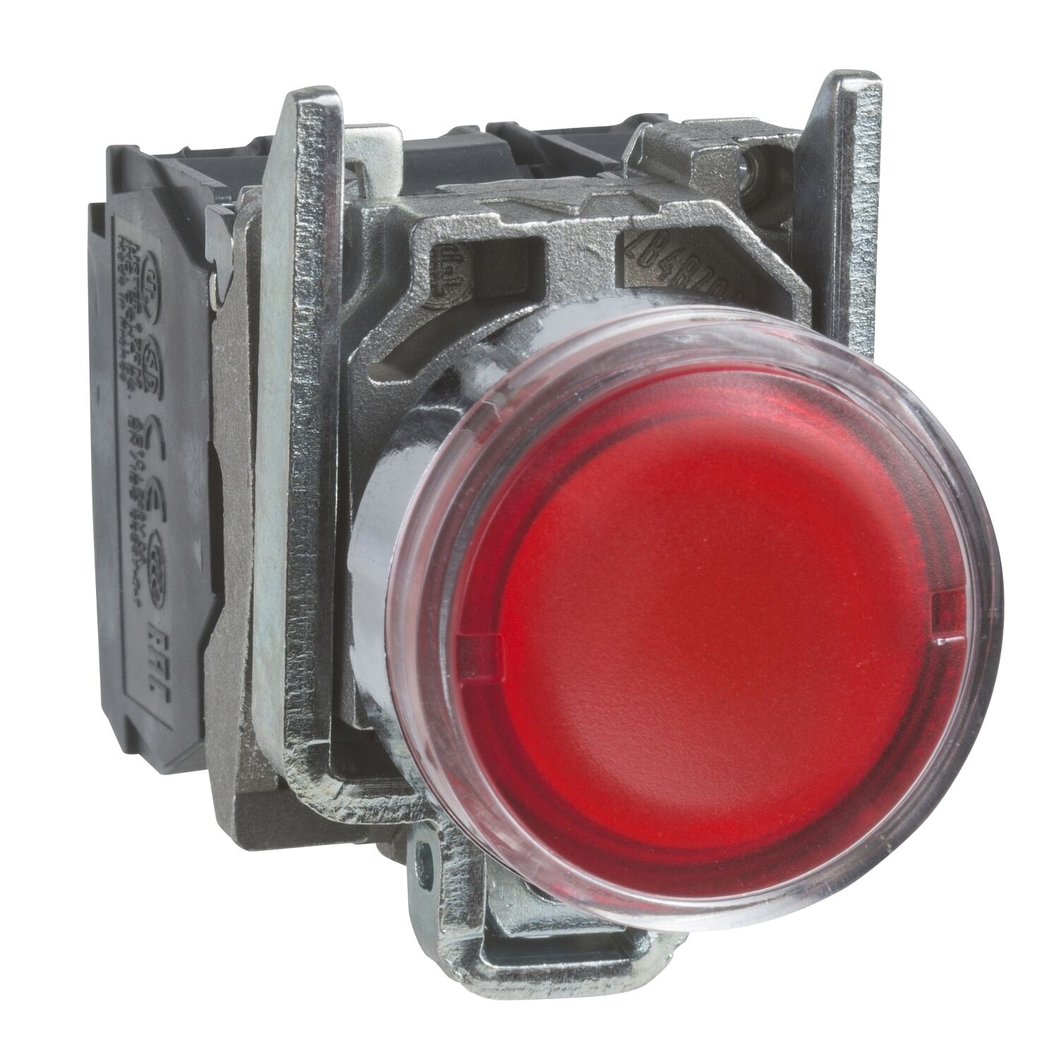 Schneider Electric XB4BW3465 Kırmızı Işıklı Buton Ø22 Yaylı Dönüş 1Na+1Nk <=250V