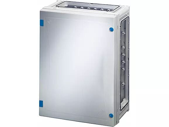 Hensel FP 0230 270x360x163   FP-Modüler Dağıtım Panosu; IP66, IK08, PC, H/S F, FR, Opak Kapak, Alet ile Açma, RAL 7035 (Gri), Yan Duvarsız