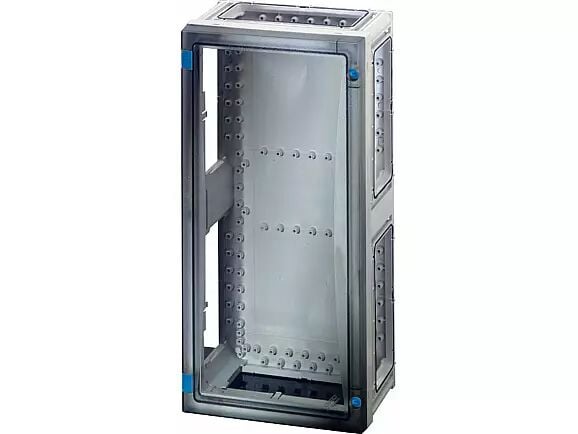 Hensel FP 0310 270x540x163   FP-Modüler Dağıtım Panosu; IP66, IK08, PC, H/S F, FR, Şeffaf Kapak, Alet ile Açma, RAL 7035 (Gri), Yan Duvarsız