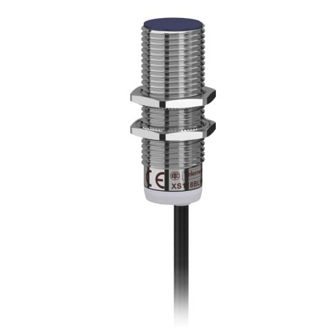 Telemecanique Sensors XS118BHPAL2 Endüktif Sensor Xs1, M18, L53Mm, Pirinç, Sn8Mm, 12..24Vdc, Kablo 2M