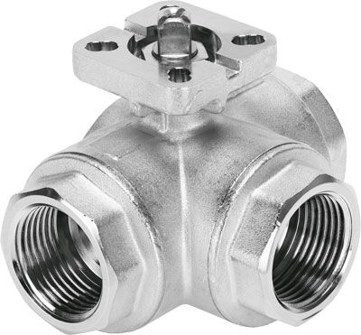 Festo 4451869 VZBM-1/4-RP-40-F-3L-F03-B2B3 Küresel vana