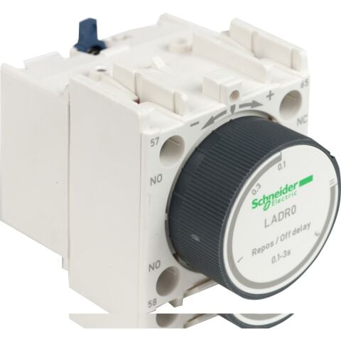 Schneider Electric LADR0 TeSys D Çekmede Gecikmeli Pinomatik Zaman Rölesi 0.3-3sn 1NA1NK