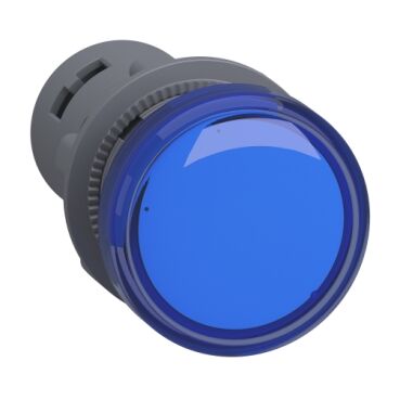 Schneider XA2EVF6LC Sinyal Lambası, Plastik, Mavi, Ø 22 Mm, Ledli, 110 V Ac/Dc